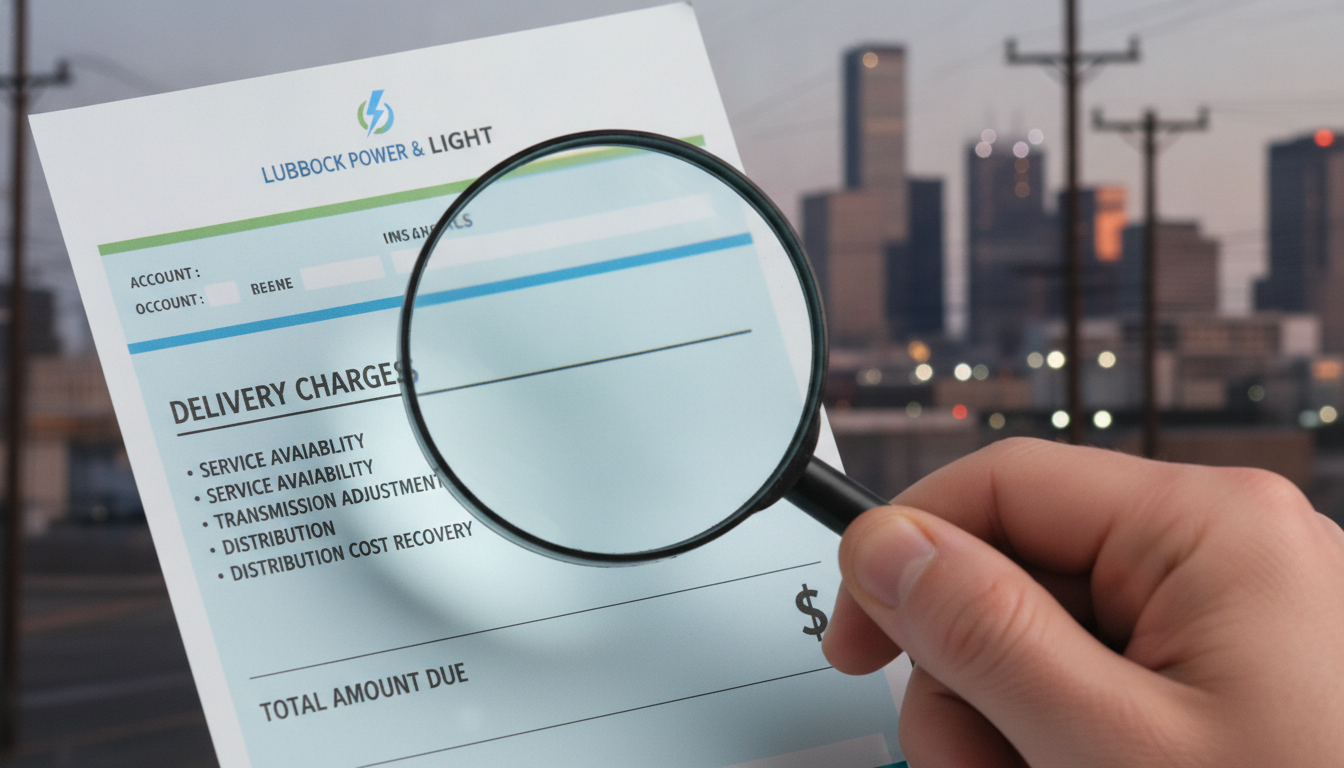 Decoding Your Lubbock Power & Light Delivery Charges: What You Need to Know