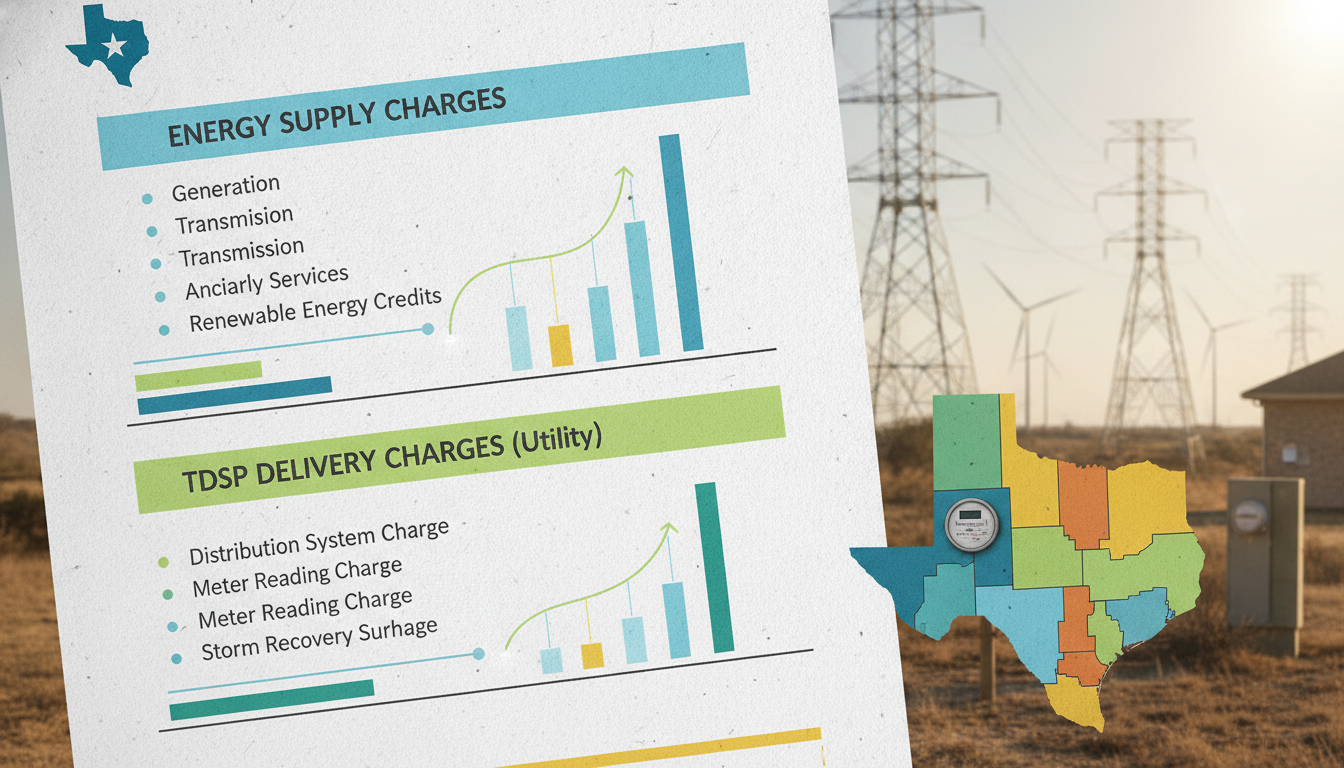 Texas TDSP Delivery Charges Explained: Understanding Pass-Through Fees