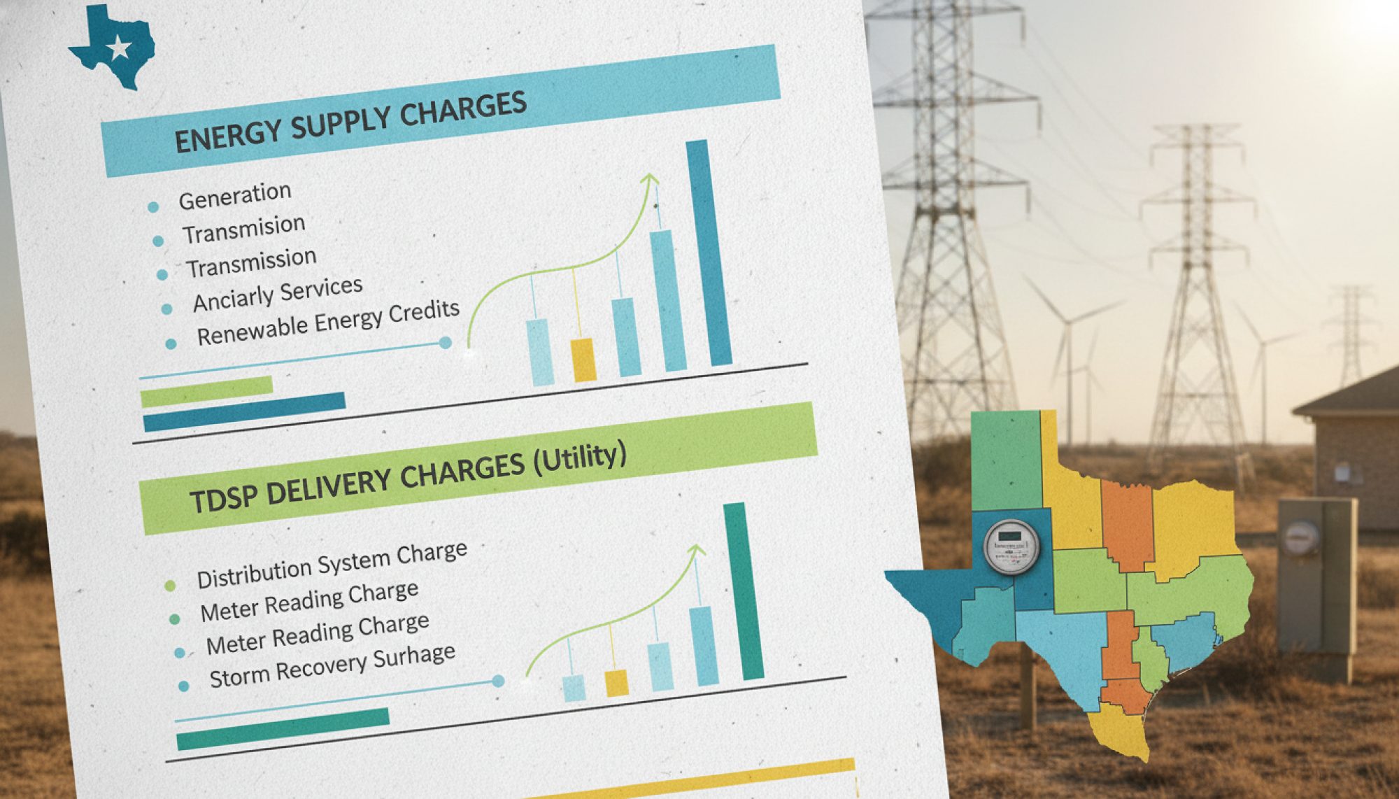 Texas TDSP Delivery Charges Explained: Understanding Pass-Through Fees
