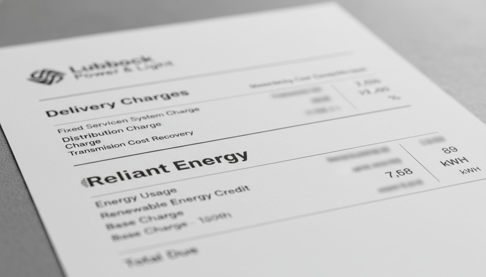 Understanding Your Lubbock Power and Light Delivery Charges in the New ERCOT Market